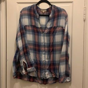 XL cloth & stone/ Anthropologie long sleeve shirt